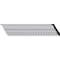 Ekena Millwork 3 1/4"H x 2 3/8"P x 4"F x 94 1/2"L Bulwark Dentil & Rope Crown Moulding MLD03X02X04BU - alternate 1